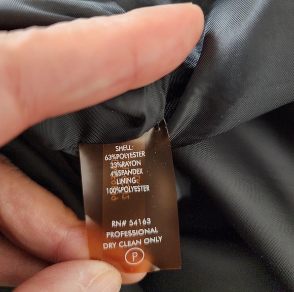 Calvin Klein Women's Career Work Evening Black Dress Size 14W - Picture 7 of 7